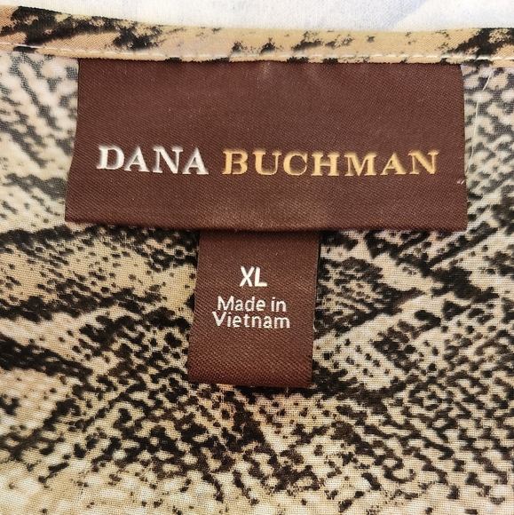 Dana Buchman flowy high/low tunic top ~XL - Picture 5 of 8